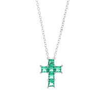 Collana Amen Donna Croci in Argento Zircone CLPCQBVE - CLPCQBVE